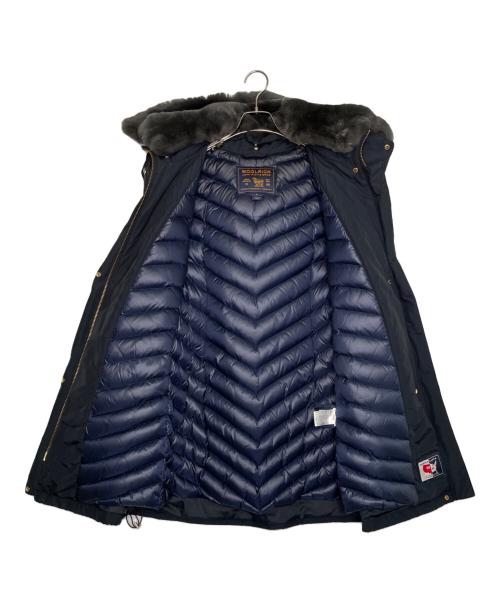 WOOLRICH（ウールリッチ）WOOLRICH (ウールリッチ) WOOLRICH ウールリッチ BOW BRIDGE COAT ダウンコート RAMAR CLOTH ラマークロス ネイビー ネイビー サイズ:Sの古着・服飾アイテム