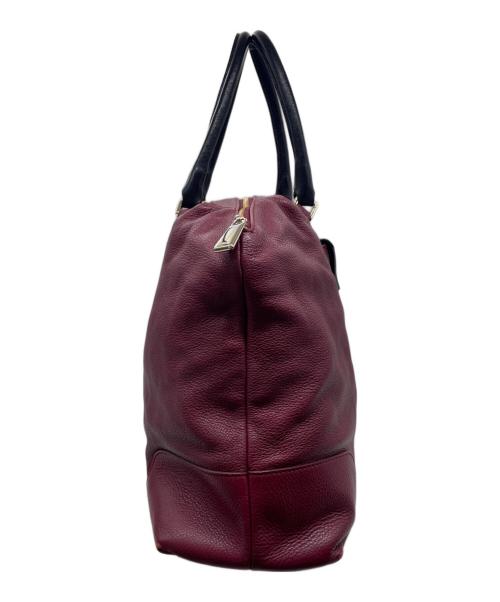 FURLA（フルラ）FURLA (フルラ) FURLA フルラ NIKIA ハンドバッグ ショルダーバッグ ボルドー パープル×ブラックの古着・服飾アイテム