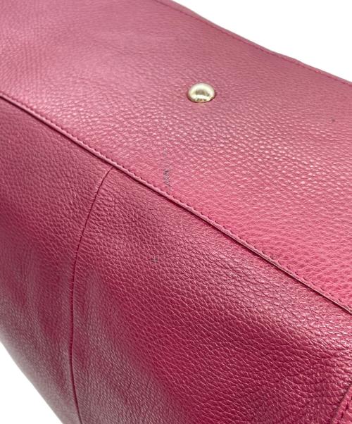 FURLA（フルラ）FURLA (フルラ) FURLA フルラ NIKIA ハンドバッグ ショルダーバッグ ボルドー パープル×ブラックの古着・服飾アイテム