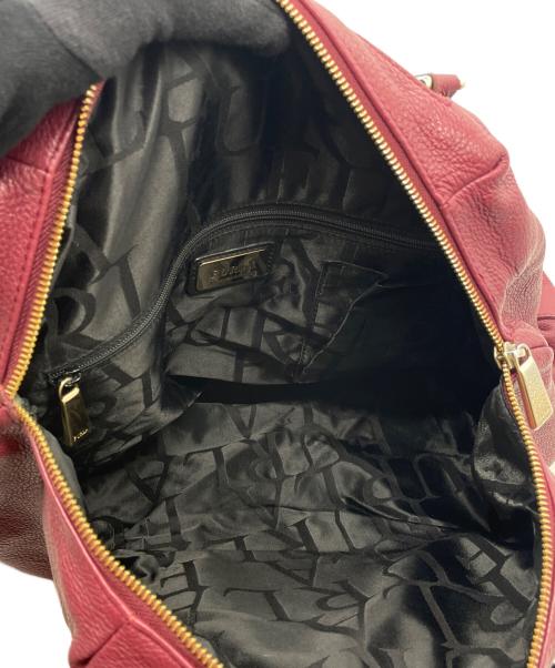 FURLA（フルラ）FURLA (フルラ) FURLA フルラ NIKIA ハンドバッグ ショルダーバッグ ボルドー パープル×ブラックの古着・服飾アイテム