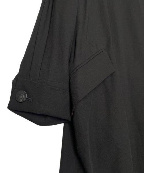 MaxMara（マックスマーラ）MaxMara (マックスマーラ) MaxMara マックスマーラ 90年代 白タグ ファーストライン ヴァージンウール アセテート ステンカラー ハーフコート ブラック サイズ:J I 40（11号）の古着・服飾アイテム