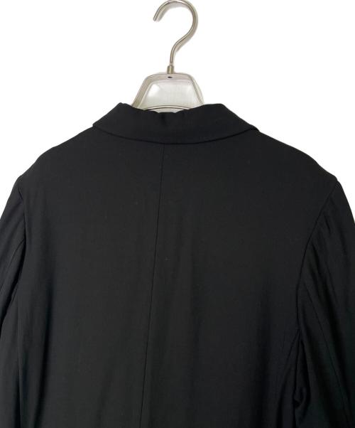 MaxMara（マックスマーラ）MaxMara (マックスマーラ) MaxMara マックスマーラ 90年代 白タグ ファーストライン ヴァージンウール アセテート ステンカラー ハーフコート ブラック サイズ:J I 40（11号）の古着・服飾アイテム