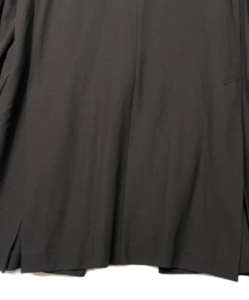 MaxMara（マックスマーラ）MaxMara (マックスマーラ) MaxMara マックスマーラ 90年代 白タグ ファーストライン ヴァージンウール アセテート ステンカラー ハーフコート ブラック サイズ:J I 40（11号）の古着・服飾アイテム