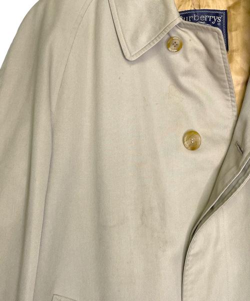 Burberry's（バーバリーズ）Burberry's (バーバリーズ) Burberry's バーバリーズ 1988年〜1994年頃 ヴィンテージ 裏地ノバチェック ステンカラーコート バルマカーンコート トレンチコート ベージュ サイズ:78の古着・服飾アイテム
