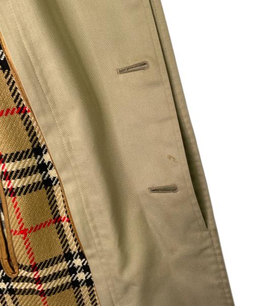Burberry's（バーバリーズ）Burberry's (バーバリーズ) Burberry's バーバリーズ 1988年〜1994年頃 ヴィンテージ 裏地ノバチェック ステンカラーコート バルマカーンコート トレンチコート ベージュ サイズ:78の古着・服飾アイテム
