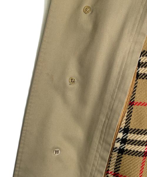 Burberry's（バーバリーズ）Burberry's (バーバリーズ) Burberry's バーバリーズ 1988年〜1994年頃 ヴィンテージ 裏地ノバチェック ステンカラーコート バルマカーンコート トレンチコート ベージュ サイズ:78の古着・服飾アイテム