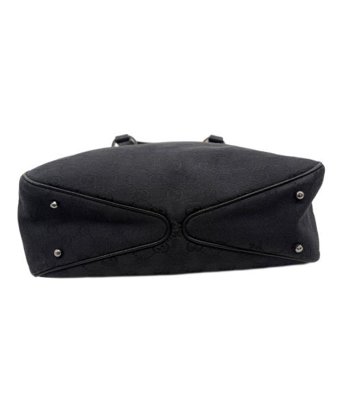GUCCI（グッチ）GUCCI (グッチ) トートバッグ　GUCCI　グッチ　GGキャンバス ブラックの古着・服飾アイテム