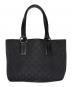 GUCCI（グッチ）の古着「トートバッグ　GUCCI　グッチ　GGキャンバス」｜ブラック