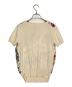 GUCCI (グッチ) GUCCI グッチ フローラ 花柄 日本上陸50周年記念 シルク カシミヤ混 半袖ニット 360378 ベージュ サイズ:不明（M相当）：13000円