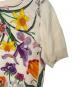 中古・古着 GUCCI (グッチ) GUCCI グッチ フローラ 花柄 日本上陸50周年記念 シルク カシミヤ混 半袖ニット 360378 ベージュ サイズ:不明（M相当）：13000円