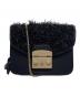 FURLA（フルラ）の古着「FURLA フルラ Metropolis Mini Crossbody Custom Flap メトロポリス カスタマイズ ショルダーバッグ フラップ」｜ブラック