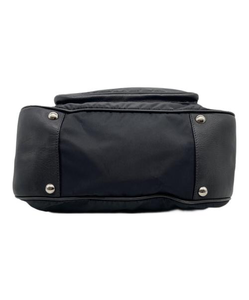 PRADA（プラダ）PRADA (プラダ) PRADA TESSUTO プラダ テスート 00's Y2K ホーボー ワンショルダーバッグ トライアングルロゴ BR3279 ブラックの古着・服飾アイテム