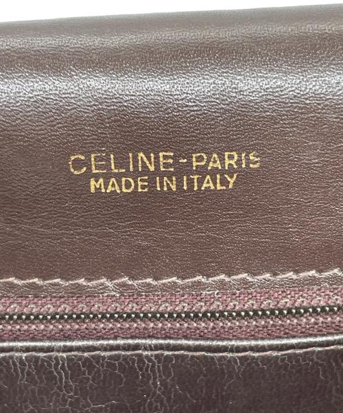 CELINE（セリーヌ）CELINE (セリーヌ) CELINE ヴィンテージセリーヌ マカダム スエード ショルダーバッグ ブラウンの古着・服飾アイテム