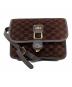 CELINE（セリーヌ）の古着「CELINE ヴィンテージセリーヌ マカダム スエード ショルダーバッグ」｜ブラウン