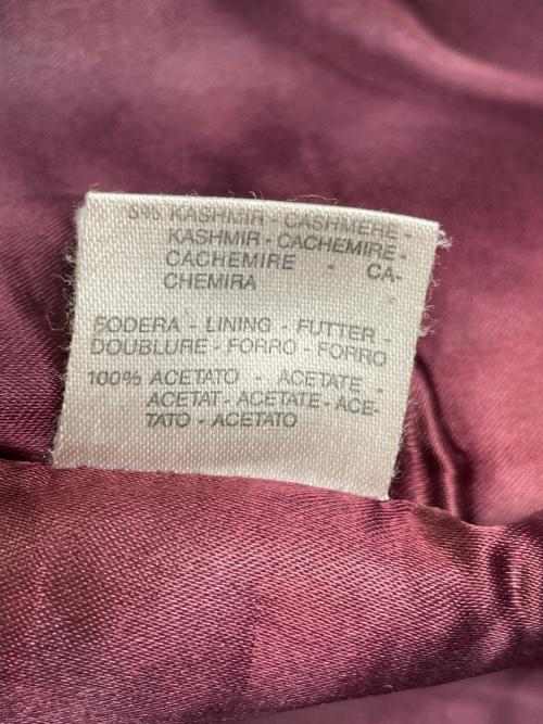 MARELLA（マレーラ）MARELLA (マレーラ) MARELLA マレーラ ウール カシミヤ混 ステンカラーコート 40 ネイビー サイズ:NL D 38 / J 40の古着・服飾アイテム