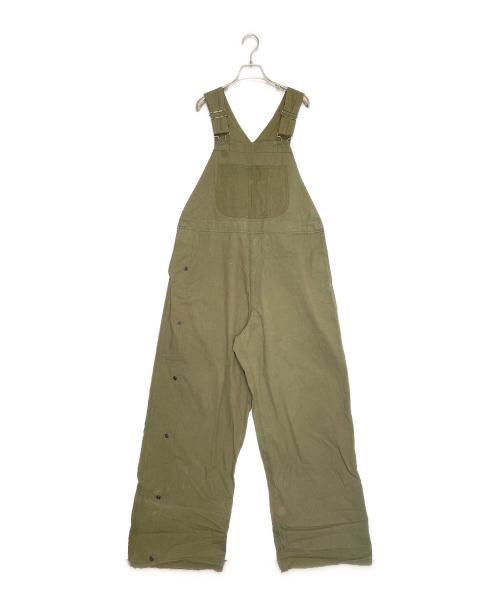 Y's（ワイズ）Y's (ワイズ) Y's ワイズ Yohji Yamamoto ヨウジヤマモト サスペンダーパンツ オーバーオール サロペット カーキ サイズ:3の古着・服飾アイテム