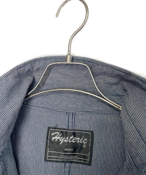 Hysteric Glamour（ヒステリックグラマー）Hysteric Glamour Hysteric Glamour ヒステリックグラマー 90's 90年代 HYSTERIC HEAVY ヒステリックヘビー ヒッコリー カバーオール クローバーワッペン インディゴ サイズ:FREEの古着・服飾アイテム