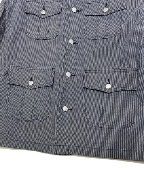 Hysteric Glamour（ヒステリックグラマー）Hysteric Glamour Hysteric Glamour ヒステリックグラマー 90's 90年代 HYSTERIC HEAVY ヒステリックヘビー ヒッコリー カバーオール クローバーワッペン インディゴ サイズ:FREEの古着・服飾アイテム