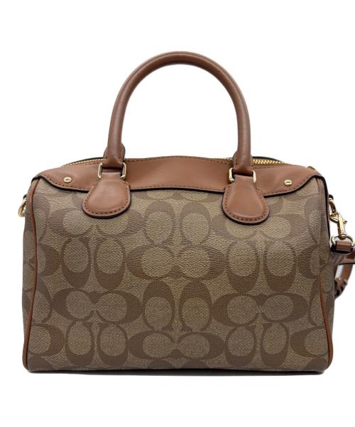COACH（コーチ）COACH (コーチ) 2WAYショルダーバッグ ブラウン×ブラウンの古着・服飾アイテム