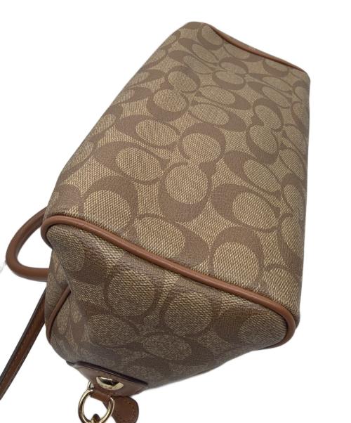 COACH（コーチ）COACH (コーチ) 2WAYショルダーバッグ ブラウン×ブラウンの古着・服飾アイテム