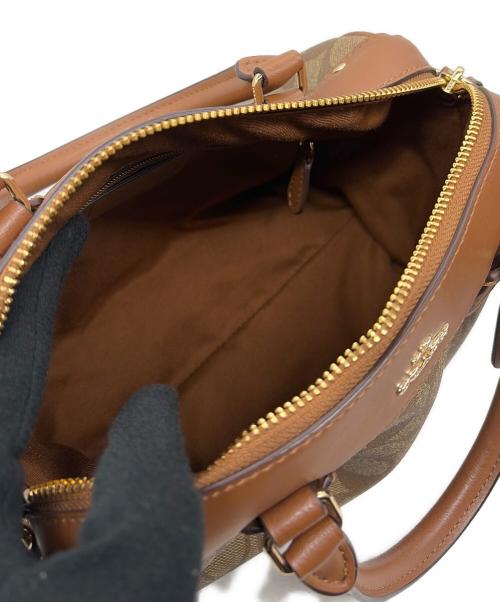 COACH（コーチ）COACH (コーチ) 2WAYショルダーバッグ ブラウン×ブラウンの古着・服飾アイテム