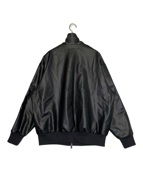 adidas（アディダス）adidas (アディダス) adidas アディダス プレザー3Sトラックトップ 2026年モデル フェイクレザー トラックジャケット ジャージ ブラック サイズ:Mの古着・服飾アイテム