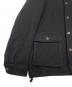中古・古着 FRED PERRY (フレッドペリー) FRED PERRY フレッドペリー 2018AW LONG LINE JACKET ロングラインジャケット ウールコート ネイビー ブラック×ブラウン サイズ:M：10000円