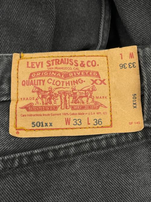 LEVI'S（リーバイス）LEVI'S (リーバイス) LEVI'S リーバイス 90's 96年製 USA製 先染めブラック デニム ジーンズ W33 ブラック サイズ:W33 L36の古着・服飾アイテム