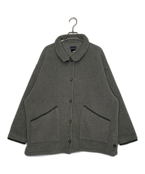 Patagonia（パタゴニア）Patagonia (パタゴニア) Patagonia パタゴニア 90's 雪なし アメリカ製 シンチラシャーリングコート フォレストグリーン フリースジャケット ボアジャケット  グリーン サイズ:Mの古着・服飾アイテム