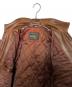 中古・古着 DEGNER (デグナー) DEGNER デグナー Willie wears ウインドウペンチェック切替 ステッチワーク 牛革 レザージャケット ブラウン サイズ:40：10000円
