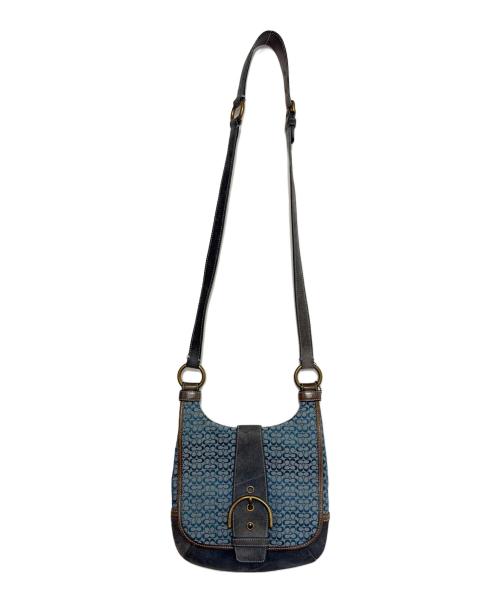 COACH（コーチ）COACH (コーチ) ショルダーバッグ ブルーの古着・服飾アイテム