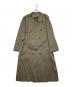 Burberry's（バーバリーズ）の古着「Burberry's バーバリーズ 90年代 トレンチコート カーキ ワッシャーコットン ギャバジン」｜カーキ