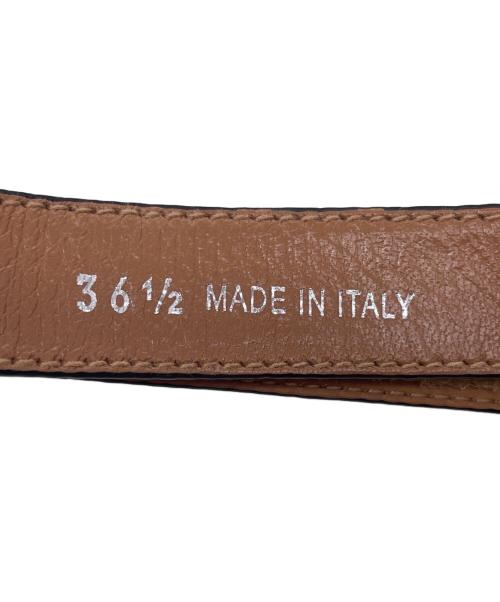 PRADA（プラダ）PRADA (プラダ) PRADA プラダ レザー グラディエーター サンダル 1X958L ブラウン ブラウン×ベージュ サイズ:36 1/2の古着・服飾アイテム