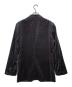 BURBERRY BLACK LABEL BURBERRY BLACK LABEL バーバリー ブラックレーベル ハウンドトゥース 千鳥柄 ベロア テーラードジャケット 裏地ブラックレーベルチェック 日本製 ブラック サイズ:M：8000円