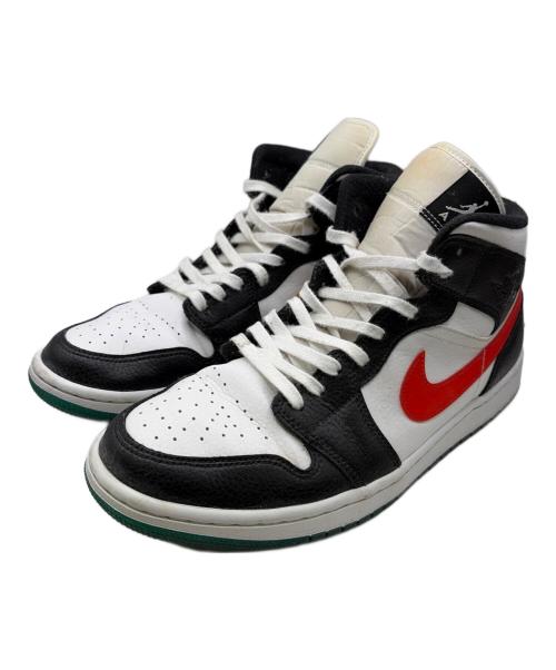 NIKE（ナイキ）NIKE (ナイキ) NIKE AIR JORDAN1（ナイキ ジョーダン1） ホワイト×ブラック サイズ:28の古着・服飾アイテム