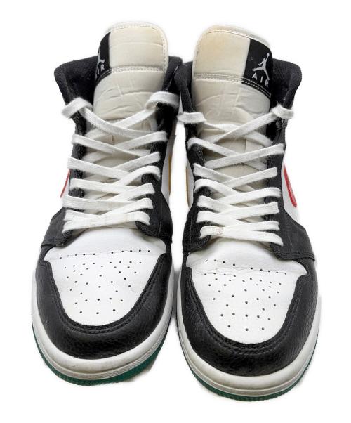 NIKE（ナイキ）NIKE (ナイキ) NIKE AIR JORDAN1（ナイキ ジョーダン1） ホワイト×ブラック サイズ:28の古着・服飾アイテム