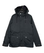 Columbiaコロンビア）の古着「Columbia コロンビア ホライズンズパインインターチェンジジャケット 中綿ジャケット 3WAY ダークアンバー OMNI-HEAT」｜ブラック