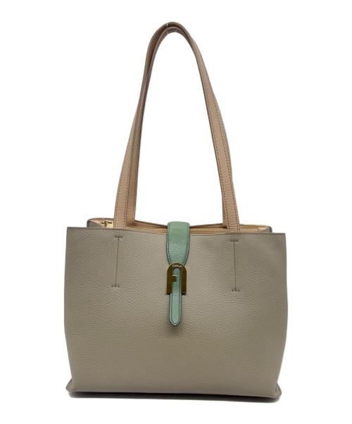 FURLA（フルラ）FURLA (フルラ) ショルダーバッグ ベージュ×グリーンの古着・服飾アイテム