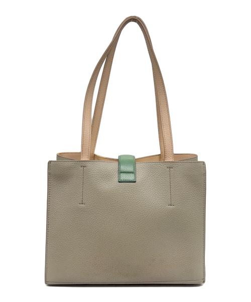 FURLA（フルラ）FURLA (フルラ) ショルダーバッグ ベージュ×グリーンの古着・服飾アイテム