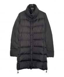 DUVETICA（デュベティカ）の古着「DUVETICA デュベティカ 2015-16AW LOTHIRIEL ロシリエル ウール マットナイロン 切替 ダウンコート」｜ブラック