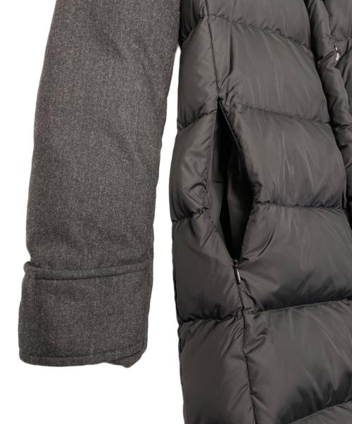 DUVETICA（デュベティカ）DUVETICA (デュベティカ) DUVETICA デュベティカ 2015-16AW LOTHIRIEL ロシリエル ウール マットナイロン 切替 ダウンコート ブラック サイズ:40の古着・服飾アイテム