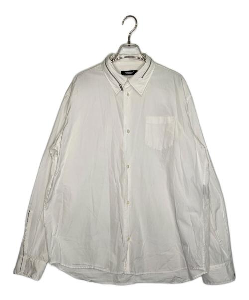 UNDERCOVER（アンダーカバー）UNDERCOVER (アンダーカバー) UNDERCOVER アンダーカバー 2021SS ジップデザイン 長袖シャツ ホワイト ホワイト サイズ:3の古着・服飾アイテム