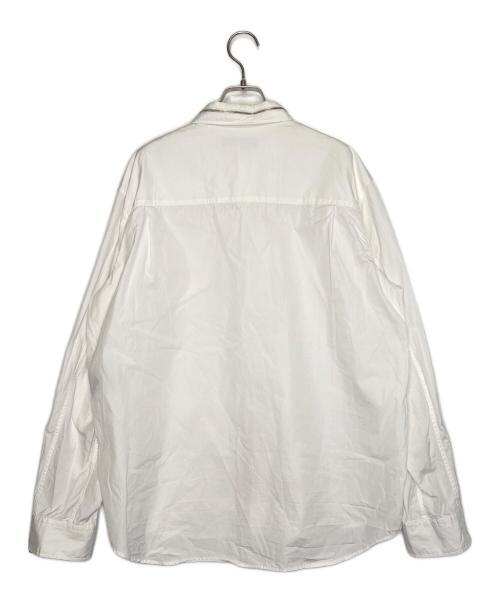 UNDERCOVER（アンダーカバー）UNDERCOVER (アンダーカバー) UNDERCOVER アンダーカバー 2021SS ジップデザイン 長袖シャツ ホワイト ホワイト サイズ:3の古着・服飾アイテム