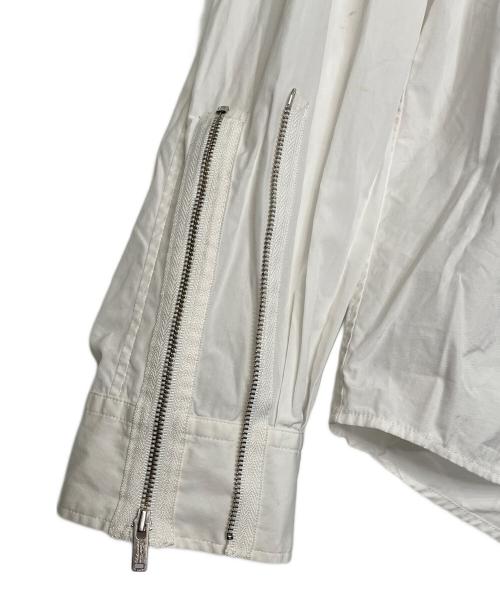 UNDERCOVER（アンダーカバー）UNDERCOVER (アンダーカバー) UNDERCOVER アンダーカバー 2021SS ジップデザイン 長袖シャツ ホワイト ホワイト サイズ:3の古着・服飾アイテム