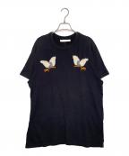 OFFWHITEオフホワイト）の古着「OFF WHITE オフホワイト 2016SS Eagle Embroidery Tee イーグル刺繍 鷲 Tシャツ」｜ブラック