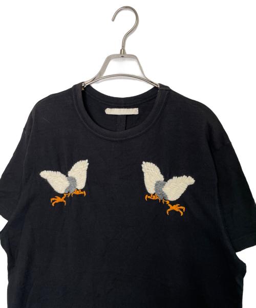 OFFWHITE（オフホワイト）OFFWHITE (オフホワイト) OFF WHITE オフホワイト 2016SS Eagle Embroidery Tee イーグル刺繍 鷲 Tシャツ ブラック サイズ:Sの古着・服飾アイテム