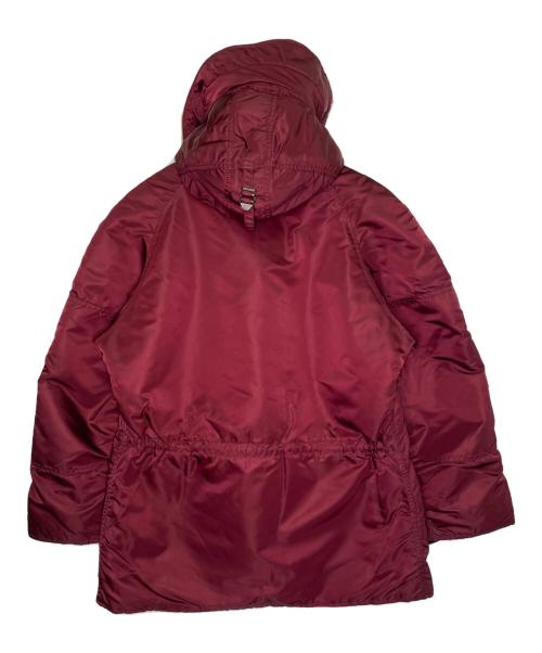 ALPHA INDUSTRIES（アルファインダストリーズ）ALPHA INDUSTRIES ALPHA INDUSTRIES アルファ 80~90's  N-3B フライトジャケット 中綿コート MIL-J-6279 ボルドー USA製 レプリカ 民間 レッド サイズ:Mの古着・服飾アイテム