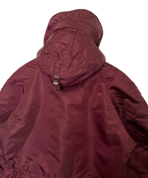 ALPHA INDUSTRIES（アルファインダストリーズ）ALPHA INDUSTRIES ALPHA INDUSTRIES アルファ 80~90's  N-3B フライトジャケット 中綿コート MIL-J-6279 ボルドー USA製 レプリカ 民間 レッド サイズ:Mの古着・服飾アイテム