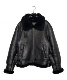 US ARMY（ユーエスアーミー）の古着「US ARMY AIR FORCE STYLE JACKET エアーフォース レプリカ TYPE B-3 ムートンフライトジャケット」｜ブラック