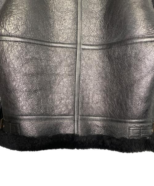 US ARMY（ユーエスアーミー）US ARMY (ユーエスアーミー) US ARMY AIR FORCE STYLE JACKET エアーフォース レプリカ TYPE B-3 ムートンフライトジャケット ブラック サイズ:Sの古着・服飾アイテム